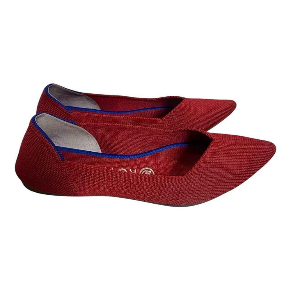 Rothy's The Point Vibrant Red Women’s Shoes Size 7.5 - Picture 6 of 11